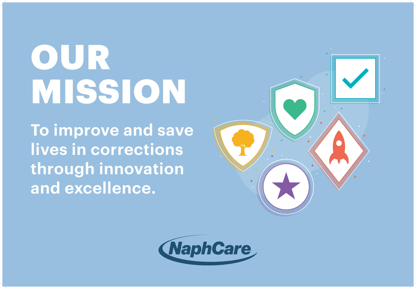 NaphCare Mission and Values Foamboard Sign Set